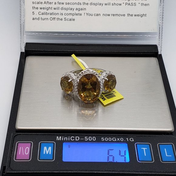 Alexite Diamond Platinum Overlay Sterling Silver Ring Size 6.25 TGW 9.27cts - Picture 10 of 14